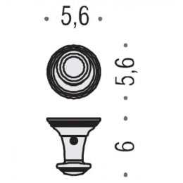 Фото Крючок Colombo Hermitage, античная бронза LC87.OA