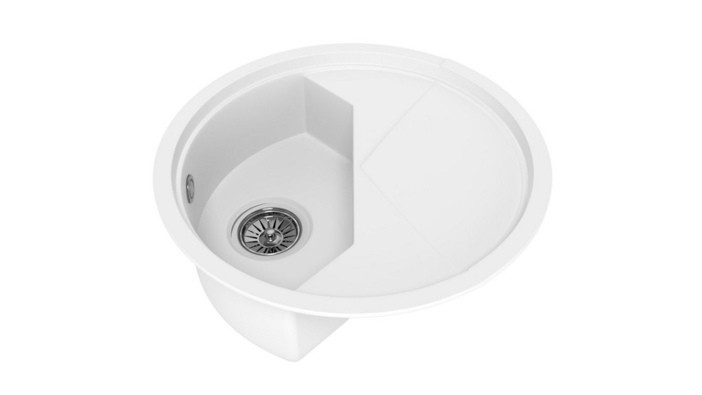 Мойка KitKraken Stream White C-510M.9010