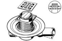 Фото Сифон для душевого трапа Viega Advantix (583248) серый