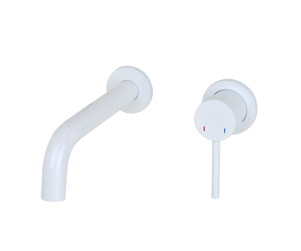 Фото Смеситель настенный для раковины Bronze de Luxe Scandi (14511W) белый