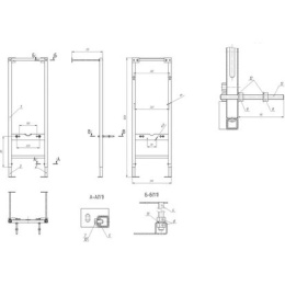 Инсталляция для подвесного унитаза Cersanit VECTOR S-IN-VECTOR-ENT/WH