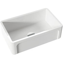 Фото Kerasan Hannah YORKSHIRE 542101 Раковина керамическая кухонная 758x470x254 мм, без отверстия под сме