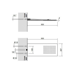 Фото Душевая система Antonio Lupi Lastra (LASTRA)