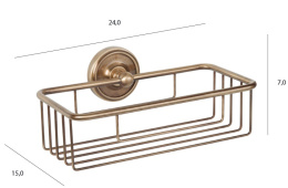 Полочка-решетка Tiffany World Bristol TWBR527gold золото