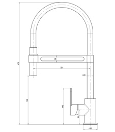 Смеситель для кухонной мойки Lemark Soul (LM6006C)
