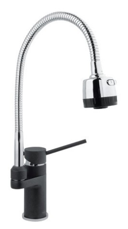 Фото Смеситель для кухонной мойки Timo Saona (2308FS anthracite)