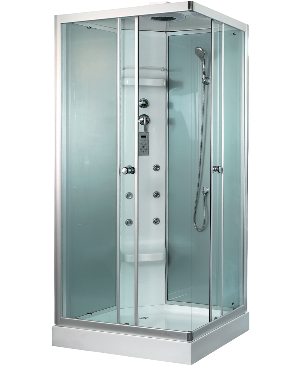 Фото Душевая кабина 110x85x230 Timo (TL-1504 L) С гидромассажем, акрил, Поддон низкий