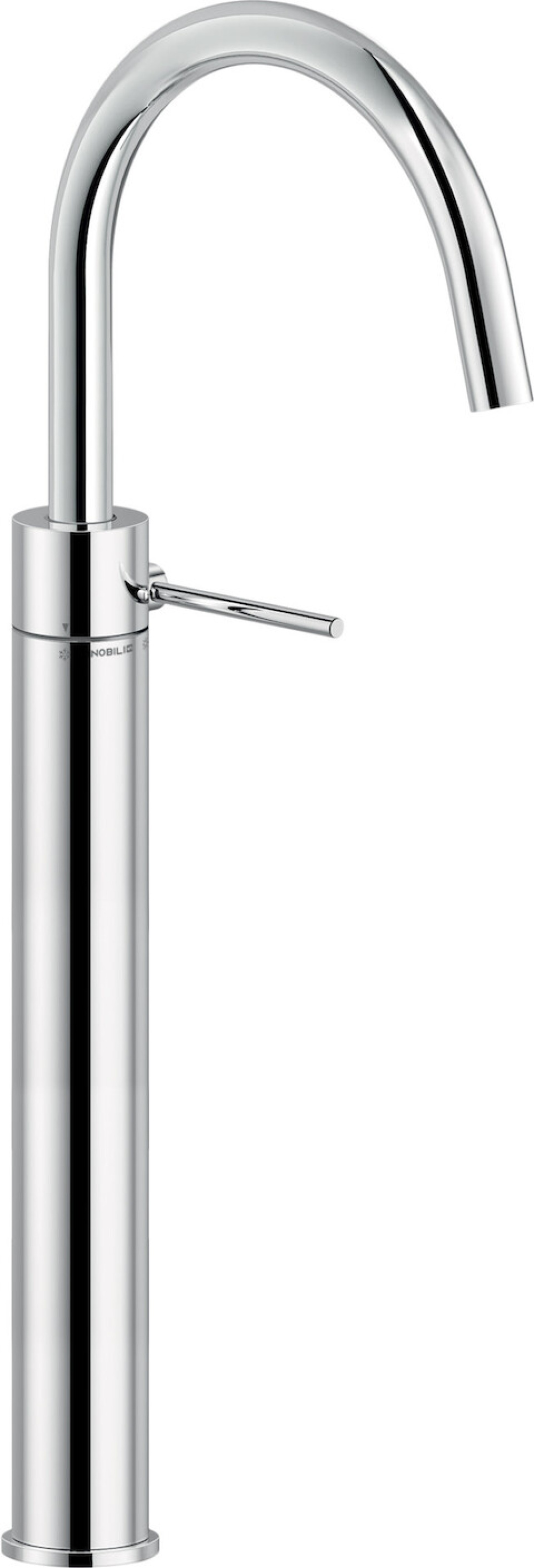 Фото Nobili Velis VE125148/3CR Смеситель для раковины высокий 394, без донного клапана