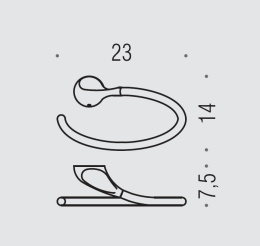 Полотенцедержатель Colombo MELO B1231.CR