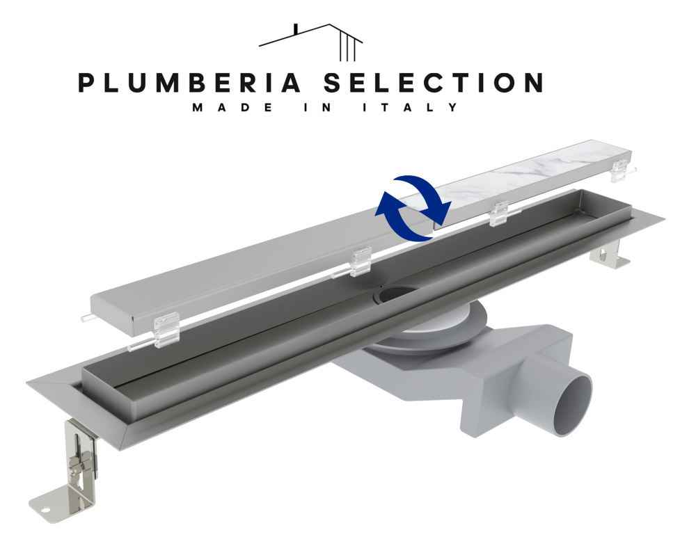 Фото Душевой трап Plumberia Selection PST IN-TILE PST100MT