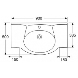 Раковина IDO Mosaik 11180-01