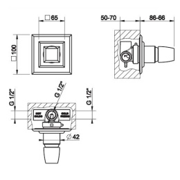 Фото Смеситель для душа Gessi Mimi (31209#031) хром