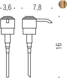 Фото Colombo Hermitage B9375.OA Запасная часть - помпа для B9335-9336, античная бронза