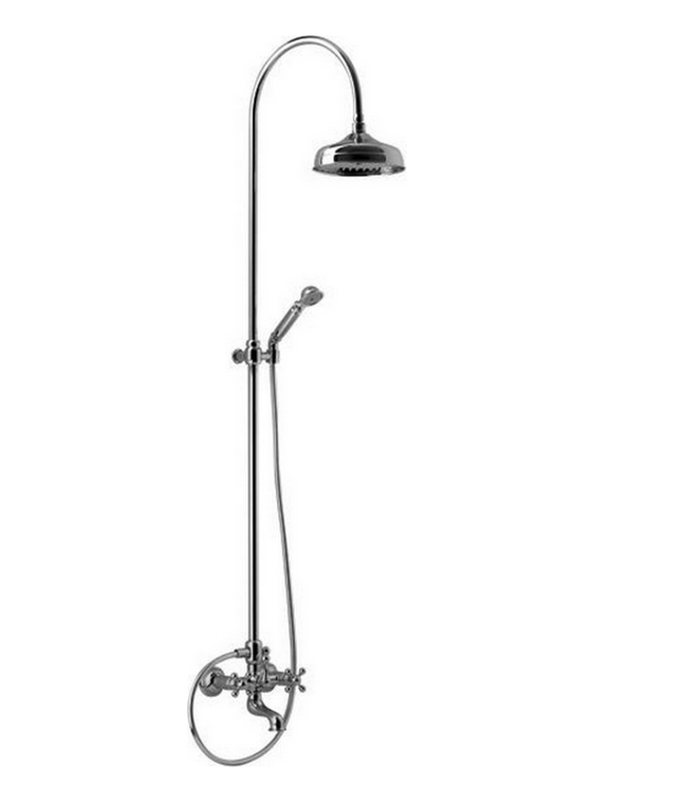 Фото Душевая система Cisal Arcana Ceramic AC00415321, хром