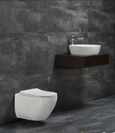 Унитаз beWash Bogen 88393201 подвесной Белый глянцевый с сиденьем Микролифт