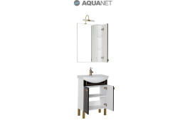 Мебель для ванной Aquanet Честер 60 черный/золото