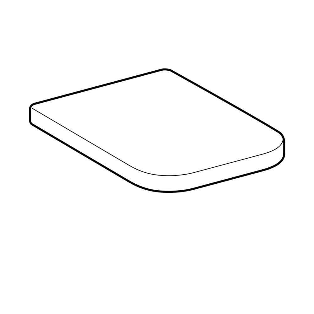 Geberit Renova Compact 572180000 Сиденье с крышкой, для унитаза