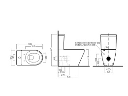 Фото Унитаз - компакт Hatria Daytime evo (YXV601) белый