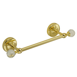 Фото Migliore Amerida 16603 Полотенцедержатель L30 см, золото стекло SWAROVSKI