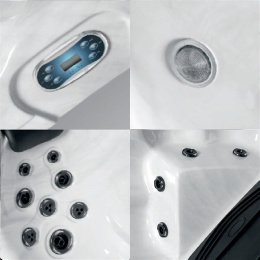 Фото Минибассейн Gruppo Treesse Mykonos (PMYK01BP) отдельностоящий с гидромассажем