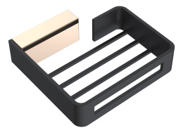 Фото Держатель для губки Boheme Q (10959-G-B) черный, золото