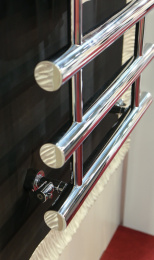 Фото Полотенцесушитель водяной Margaroli Orizzonti 1-442/8 144240088CR, высота 110 см, ширина 60 см, хром