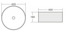 Фото Раковина 40,5 см BelBagno (BB1406) прямоугольная