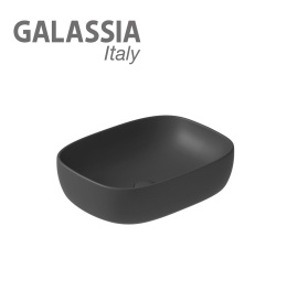 Накладная раковина 50 см Galassia Dream (7301NEMT), цвет черный, матовый