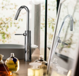 Фото NOBILI Plus PL00168CR Смеситель для раковины (хром)