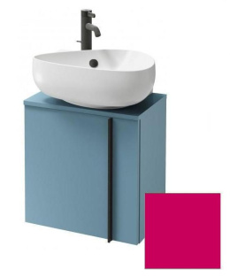 Тумба под раковину Jacob Delafon Nouvelle Vague 45 см, EB3045G-441, цвет фуксия глянцевый, левая