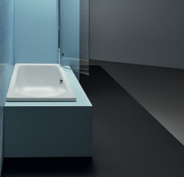 Фото Ванна стальная Bette Ocean 8855-000, 170х75, белая, перелив по центру