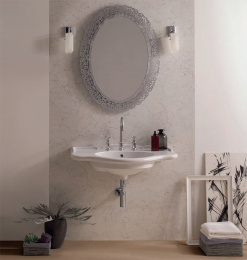 Фото Раковина подвесная Globo Paestum (PA056.BI*3) белый