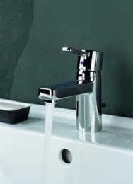 Фото Смеситель для раковины Kludi Zenta (382510575) хром черный