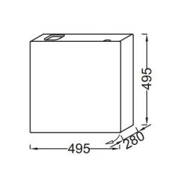 Тумба под раковину Jacob Delafon Terrace 50 см, EB1178-T-M53, серый антрацит