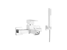 Фото Смеситель для ванны Mamoli Feel 1840PD40D221 настенный с душ.гарнитуром, Chrome