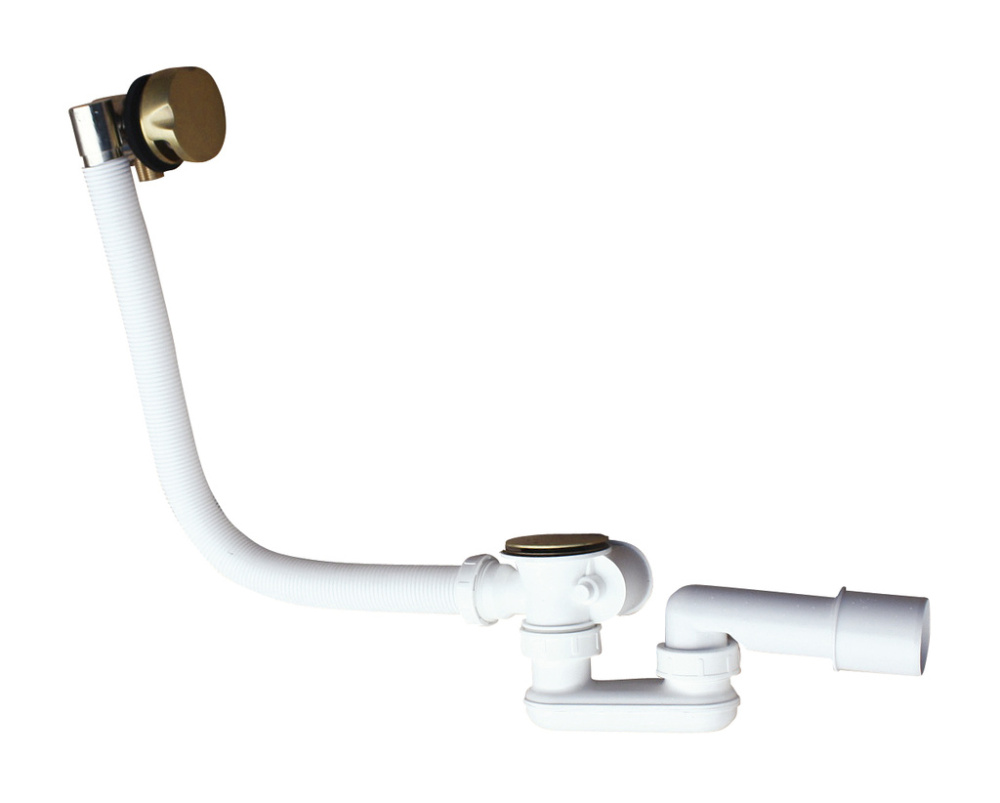 Фото Rav Slezak NP0002/570SM Сифон для ванны металл/пластик 570 мм ЦВЕТ БРОНЗА