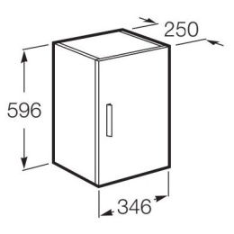 Шкаф для ванной комнаты Roca Debba (ZRU9302711) Венге