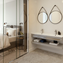 Фото Комплект ручек 597x66x30 мм для тумбы и декоративного модуля для раковины Ideal Standard TONIC II R4