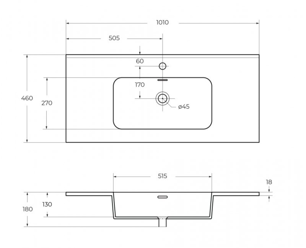 База под раковину CEZARES TIFFANY 54951 Bianco Opaco
