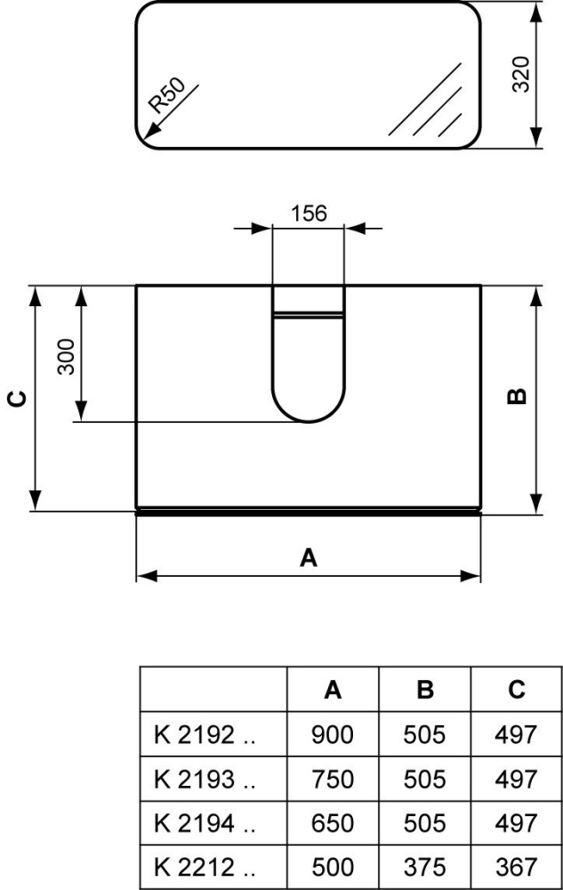 Фото Ideal Standard Moments K2212WG Тумба под раковину