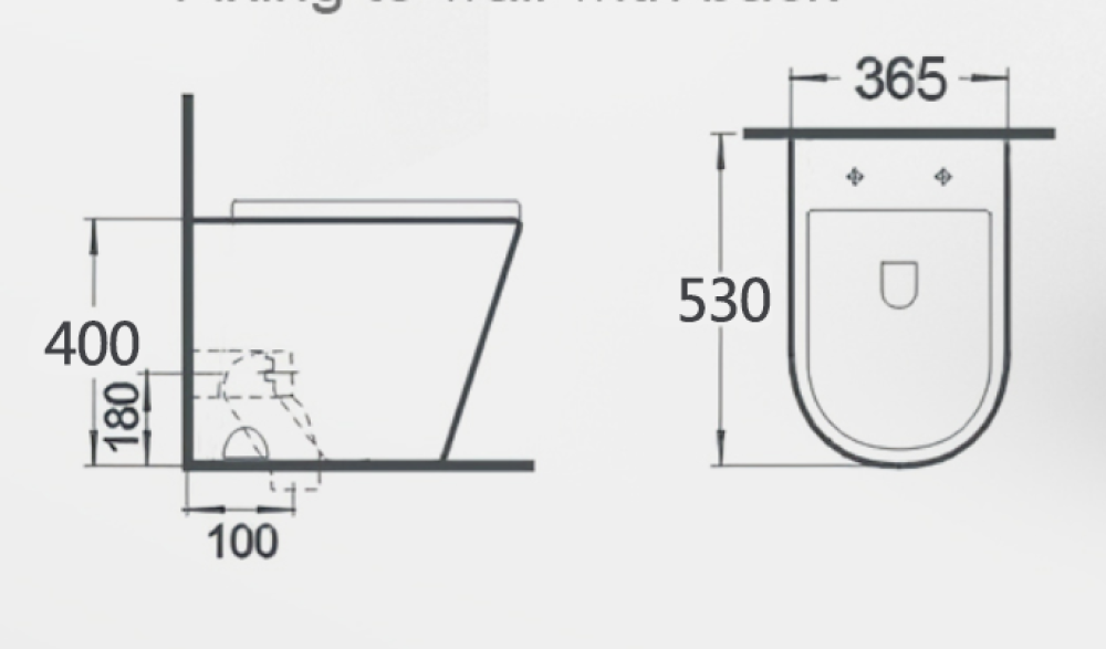 Фото Приставной унитаз Gid TRS-263BM