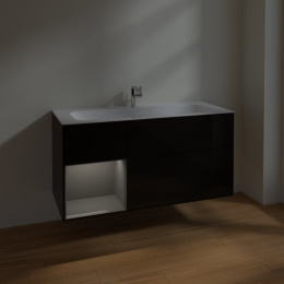 Villeroy Boch Finion F060GKPH Тумба под раковину 1196х498 мм (anthracite matt/glossy black)