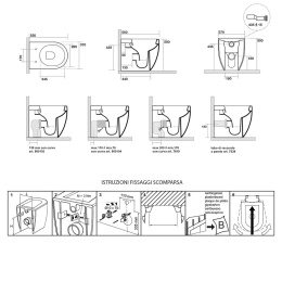 Фото Унитаз Kerasan Flo (311901) напольный, приставной, высокий, белый