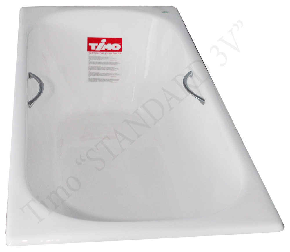 Фото ВАННА чугунная TIMO STANDARD 3V - 170x75x46 с ручками