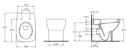 Ideal Standard Cantica T317161 Унитаз напольный