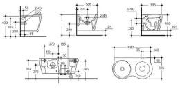 Подвесной унитаз Ideal Standard Small+ T306961 биде
