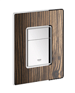 Клавиша смыва Grohe Skate Cosmopolitan Wood (38849HR0) хром, дерево