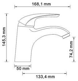 Фото Смеситель WasserKRAFT Rossel 2803 для раковины