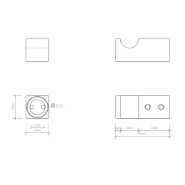 Набор крючков для халата и полотенца Decor Walther Corner (0561920), золото