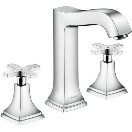 Смеситель для раковины 160 на 3 отверстия 31307000 Hansgrohe Metropol Classic (хром)